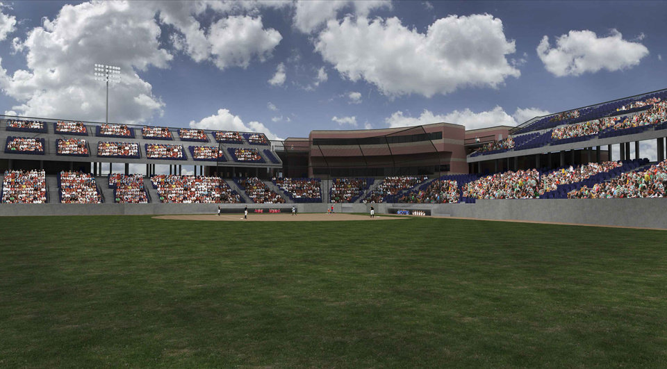 Rendering of ASA Hall of Fame Stadium renovations